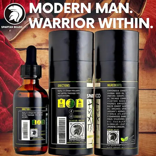 𝗦𝗣𝗔𝗥𝗧𝗔𝗡 𝗕𝗘𝗔𝗥𝗗™ Aceite (80% DESC - Primer Pedido)